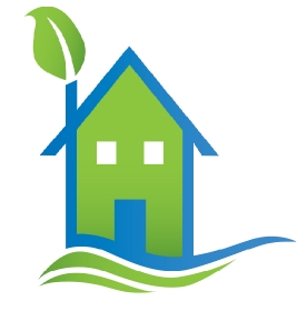 Ivor Cook Ltd house and leaf emblem